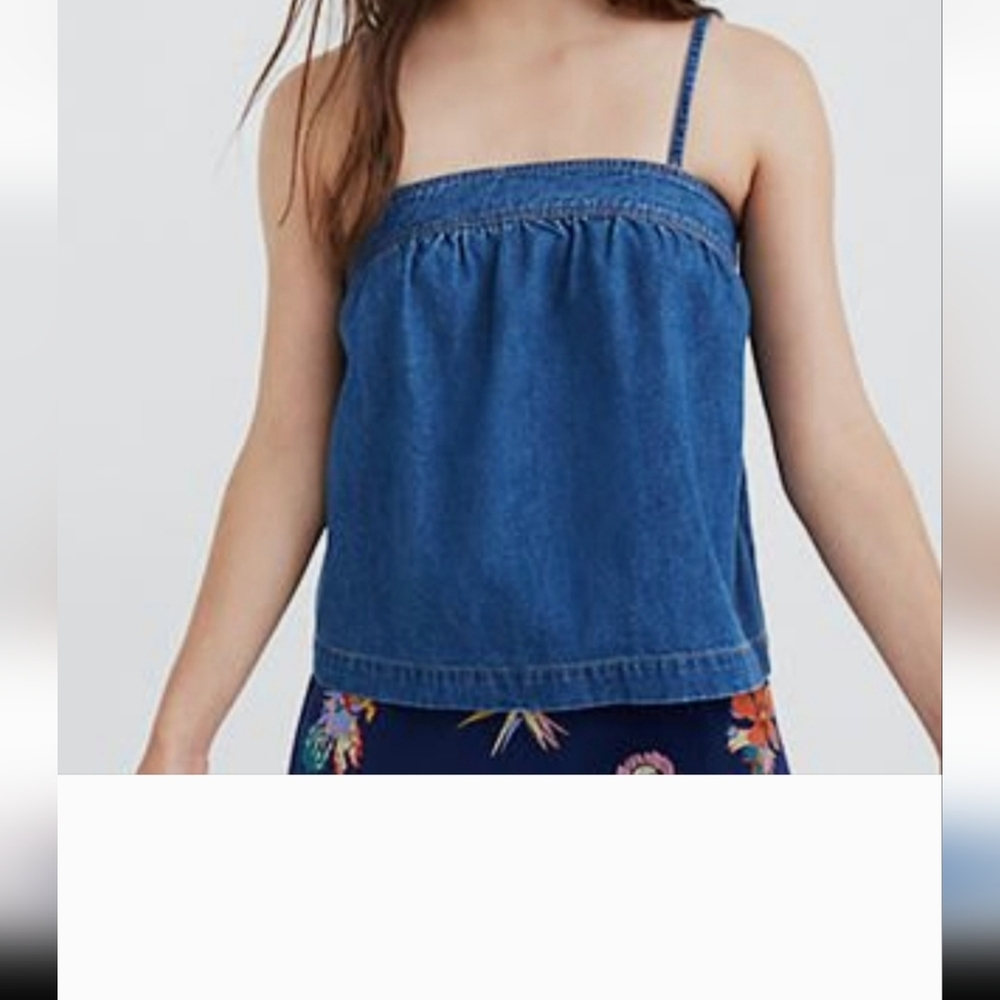 Blue Denim Women's Top